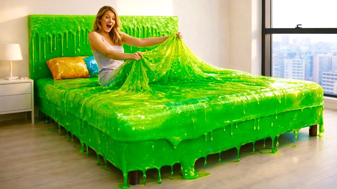 Which Crazy Slime Bed Would You Choose? 🧪✨ | Ultimate Oddly Satisfying AI ASMR