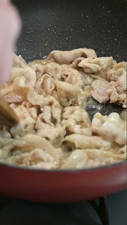 Easy Shogayaki! Pork & Ginger Stir Fry #Shorts