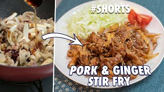 Easy Shoaki Pork & Ginger Stir Fry