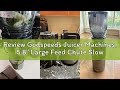 Review Godspeeds Juicer Machines, 5.8" Large Feed Chute Slow Masticating Cold Press Juicer for Whole