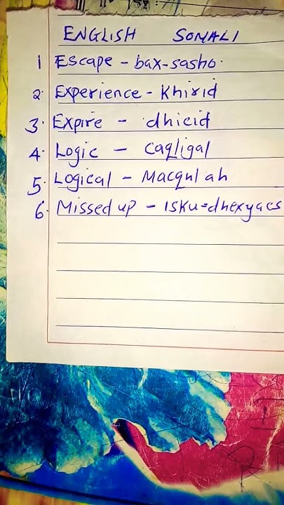 Lern 6 Words English To Somali Translate YouTube lern-6-words-english-to-somali-translate-youtube
