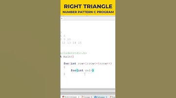 C pattern program 1 23 456 78910