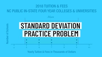 Standard Deviation Practice Problem - Statistics ACT/SAT Math Practice
