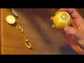 lemon twist garnish