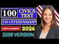 2026 random 100 civics questions and answers - U.S. citizenship interview I N400 Interview #n400