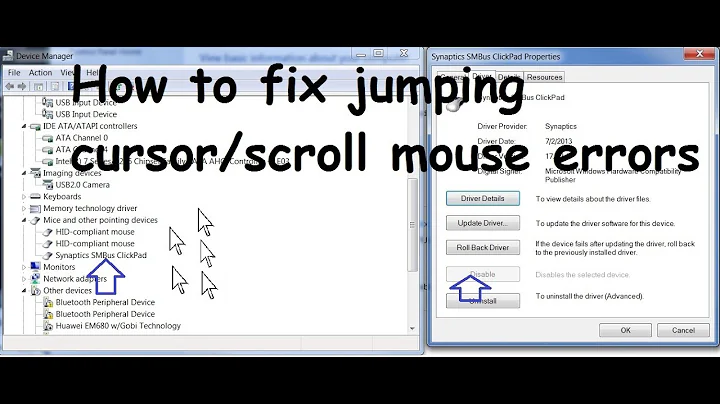 How to fix Jumping cursor/scroll mouse problems/errors