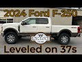 2024 ford f250 king ranch 25 leveled on 37scustom covert edition