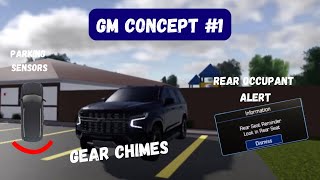 General Motors Concept #1 Sensors/Gear Chimes/Rear Occupant Alert | Greenville, Roblox screenshot 4