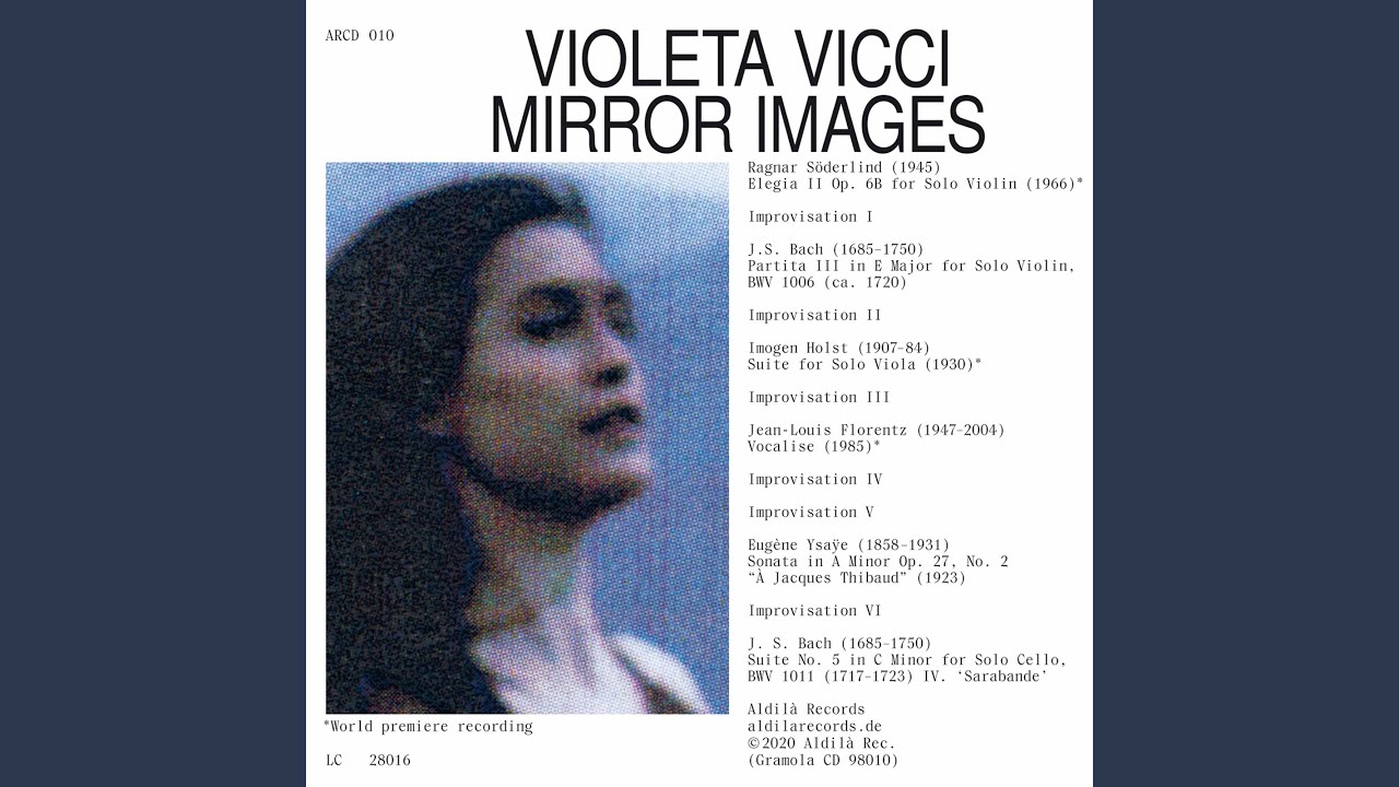 Watch Suite for Unaccompanied Viola: I. Prelude on YouTube Watch Suite for Unaccompanied Viola: I. Prelude on YouTube