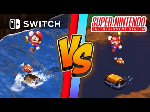 MORE Super Mario RPG Graphics Comparison (Switch vs. SNES)