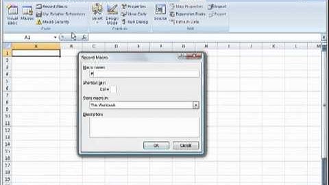 Excel 2007 Tutorial 23  Intro to Macro