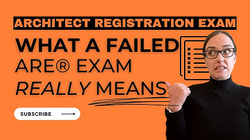 I Failed the ARE 5.0 | How to go from Failing to PASSING by knowing what a failed exam REALLY means