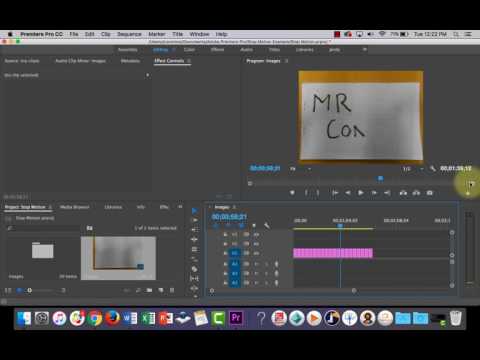 Adobe PremierePro Stop Motion
