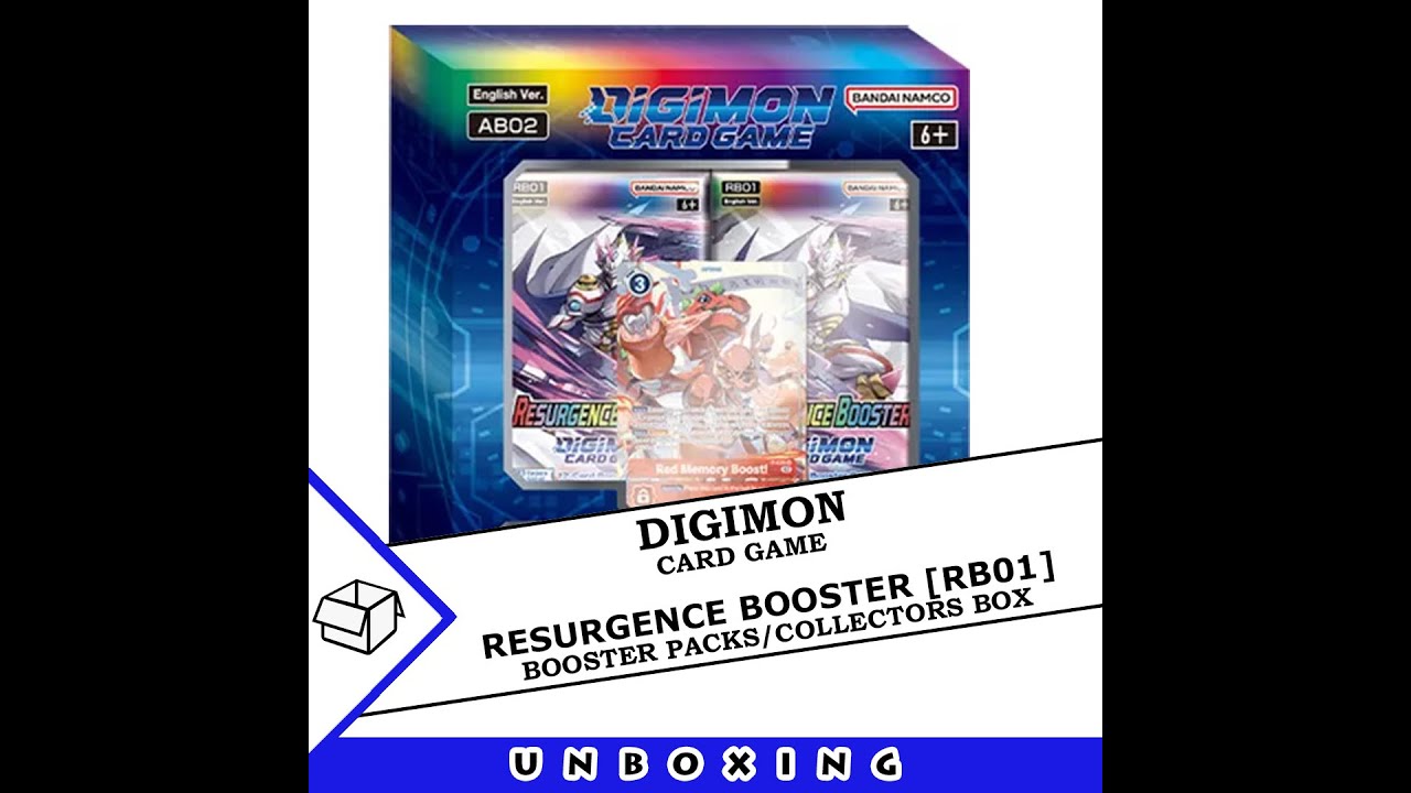 Digimon The Card Game: Resurgence Booster (RB01) - Part 1