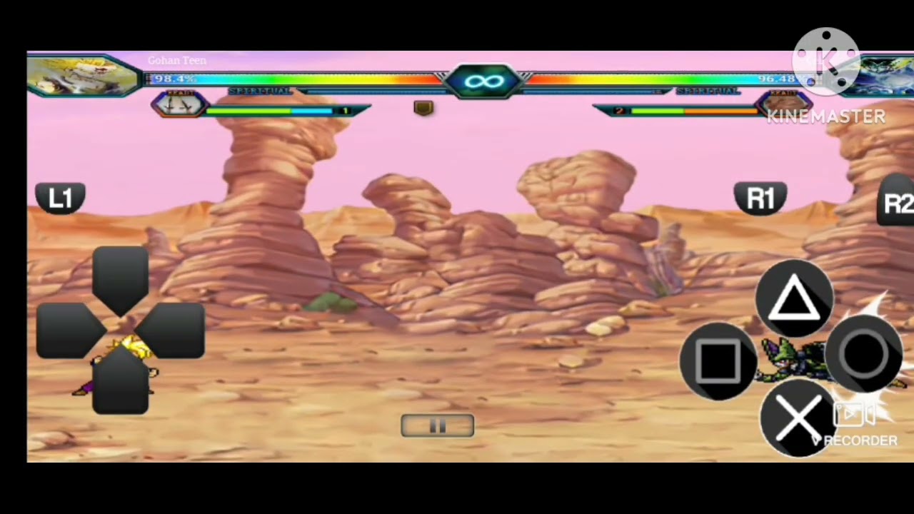 super saiyan Gohan vs cell || dragon ball legend Mugen 