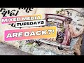 mixed media Tuesday | ⭐ double page art journal ⭐