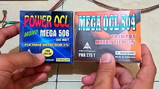 tes driver power MEGA OCL 506 seperti apa Suaranya ?....