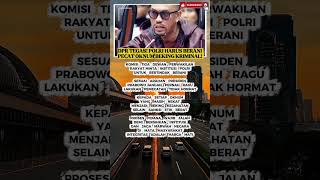 DPR TEGAS! POLRI HARUS BERANI PECAT OKNUM BEKING KRIMINAL! 👮‍♂️🚫⚖️