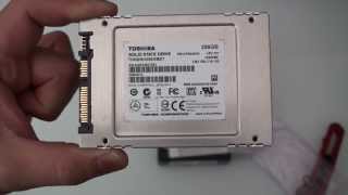 Unboxing of a Toshiba Q Series SSD Drive THNSNH256GBST