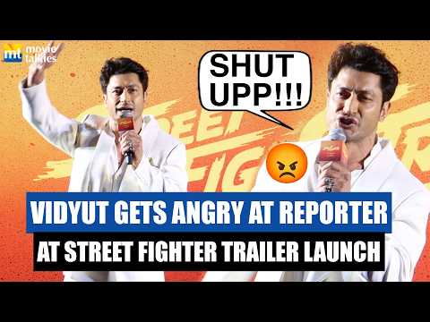 SHUT UPP!!! 😭 Vidyut Jamwal schools a reporter over irrelevant Question | Street Fighter