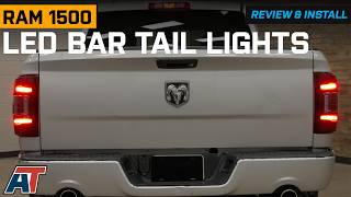 2009-2018 Ram 1500 Red Led Bar Tail Lights Review & Install