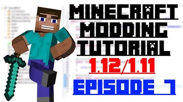 Custom Tools and Armour - Minecraft Modding 1.12 - Episode 7 (Outdated)