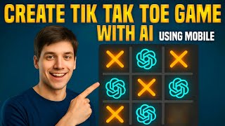 Create Tik Tak Toe Game with AI using Mobile   || Create your own game including AI Feature screenshot 3