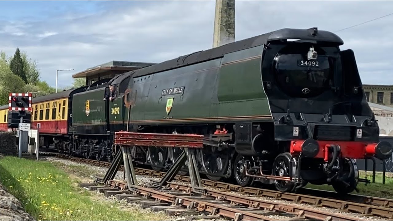Heritage East Lancashire Railway West Country Event 34092 City Of Wells D832 Onslaught Rawtenstall