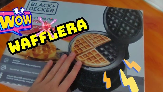 Waflera Black + Decker Antiadherente 2 Wafles Belgian Style