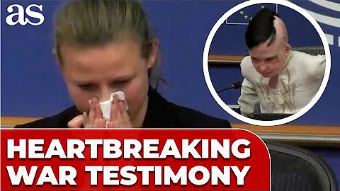 Interpreter BREAKS DOWN translating Ukrainian boy’s HEARTBREAKING WAR STORY in EU Parliament