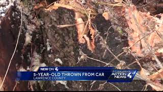 5-year-old ejected through window in pickup truck crash somehow avoids serious injury