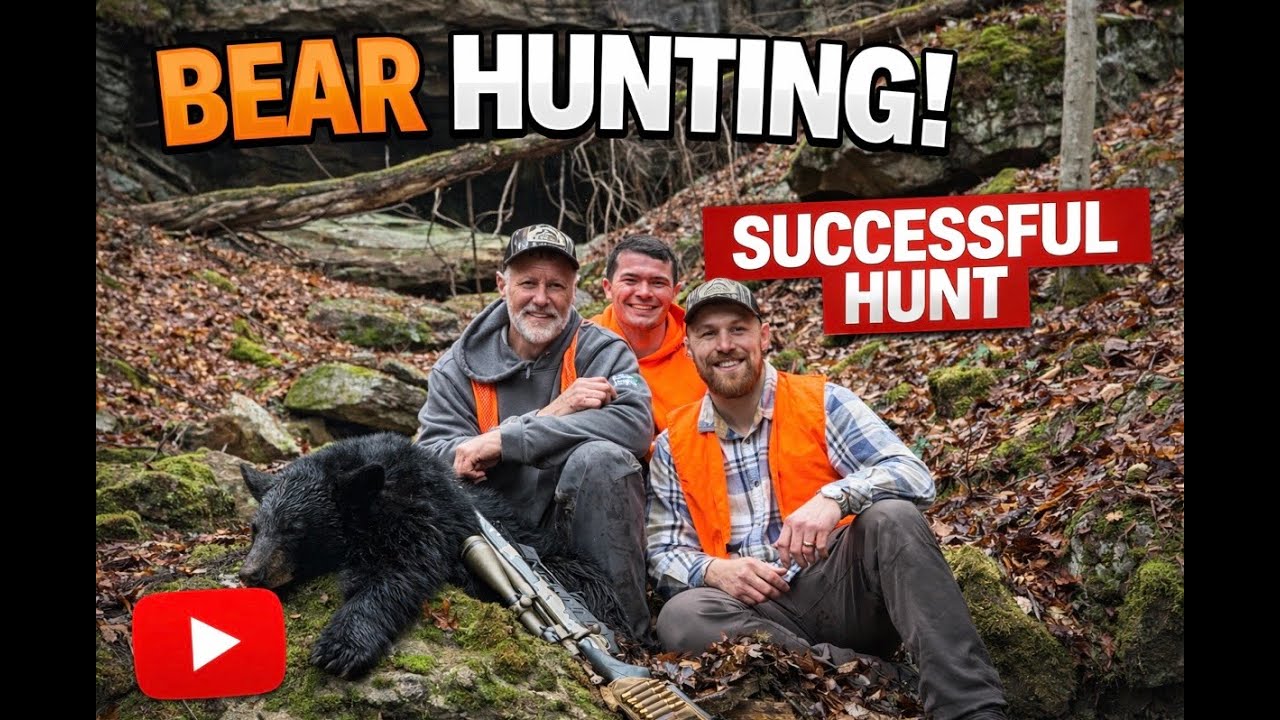 Chasing Bear With Dogs In The Wild West Virginia