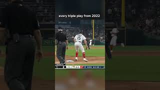 Every triple play from 2022