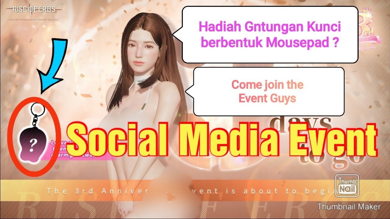 Rise Of Eros new social Media Post comment Event. Get Exclusive Item