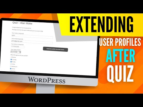 Asking Users for Extra Information After Passing a Quiz | WordPress