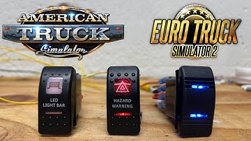 How To Wire 12v Auto Rocker Switches Up To ATS & ETS2 Truck Simulator (Part 5/10)