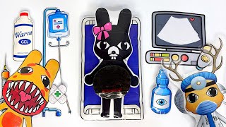 💸paper diy💸 ANIMAL HOSPITAL Ratthina Pregnant + Hospital