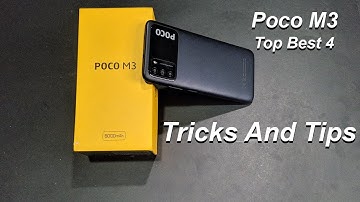 Poco M3 Tricks & Tips | Best & Top 4 Tips And Tricks | hidden features Poco m3!