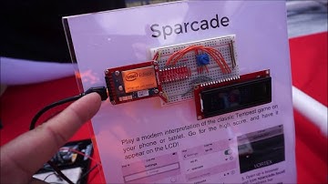 SparkFun booth with Intel Edison and Arduino at the Bay Area Maker Faire