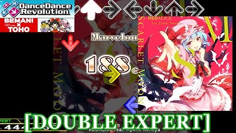 【DDR 2014】 Scarlet Moon [DOUBLE EXPERT] 譜面確認＋クラップ