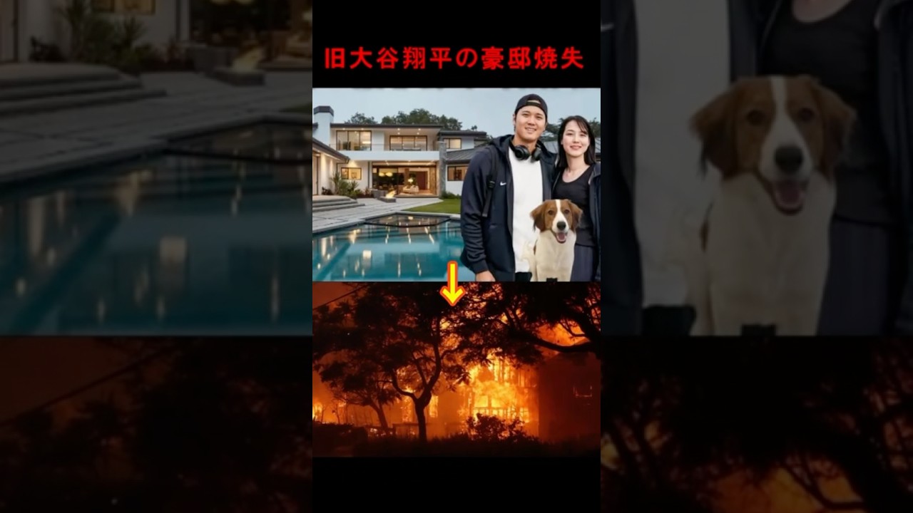 大谷翔平 家 火事