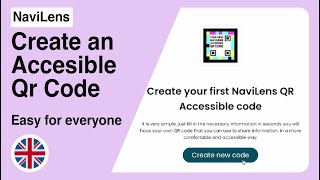Easily create an accessible QR code for everyone using NaviLens screenshot 4