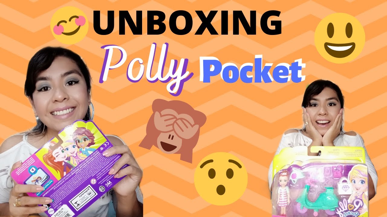 polly pocket  aventura en moto😍🛵😊/unboxing🤩🙂