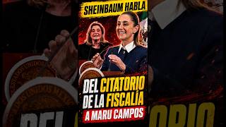 Sheinbaum habla del citatorio a Maru Campos: “En México mandamos los mexicanos”