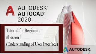 AutoCAD 2020  Tutorial for Beginners  #Lesson 1 (Understanding of User Interface) || RU TUTORIAL HUB