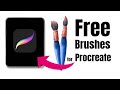 Digital Art Brushes for Procreate (Free sample)