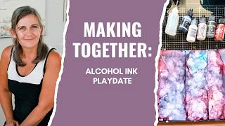 Alcohol Ink Bookmarks (Cloud Technique) + How to Use Them in Bookbinding
