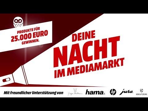 Deine Nacht im MediaMarkt - Produkte für 25.000 EURO gewinnen