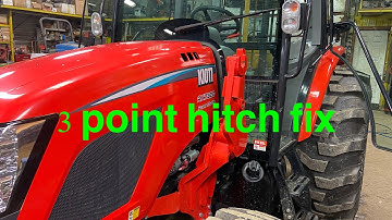 KIOTI RX 7320 3 point hitch fix