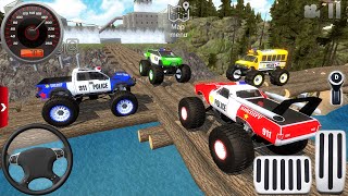 Juegos De Carros - Police Monster Truck Racing Offroad Simulator #1 - Android / IOS GamePlays 2025 screenshot 3